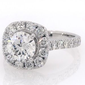 Neil Lane Engagement Ring 2-3/4 ct tw Diamonds 14K White Gold